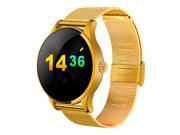 K88H Smart Bluetooth Watch Heart Rate Monitor Smartwatch MTK2502 Siri Function Gesture Control For iOS Andriod Gold