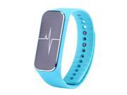 L18 IP54 Bluetooth Smart Bracelet Blood Pressure Heart Rate Monitor Fatigue State Tracker for Android iOS Blue