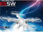 Syma X5SW Explorers 2 Wifi Headless Mod FPV RC Quadcopter 0.3MP Camera 2.4GHz 6 axis 360 Degree Eversion RTF White