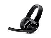 EDIFIER K815 Professional 3.5mm Jack Gaming Headset Bass Stereo Headphone 40mm Driver with Mic Volume Control for PC Game Black