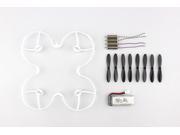 Hubsan H107P Accessory Kits Propellers Protective Ring Battery Motor White