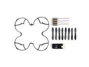 Hubsan H107C Accessory Kits Propellers Protective Ring Battery Motor Black