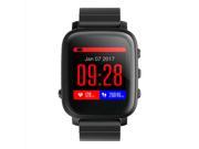SMA TIME 1.28 LCD Smart Watch Bluetooth 4.0 Stopwatch Timer Sedentary Reminder Sleep Monitor Black