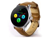 K88H Smart Bluetooth Watch Heart Rate Monitor Smartwatch MTK2502 Siri Function Gesture Control For iOS/Andriod - Brown