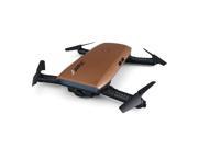 JJRC H47 ELFIE Plus 720P WIFI FPV Foldable Selfie Drone with Gravity Sensor Control Altitude Hold Mode RTF - Brown