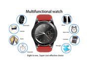 No.1 G8 Smart Watch Phone MTK2502 Bluetooth 4.0 SIM Card Call Message Reminder Heart Rate Monitor Compatible with Android IOS - Red