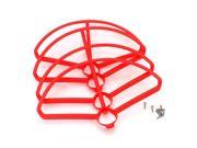 Propeller Protection Frame for MJX Bugs 2 B2C/B2W RC Quadcopter - Red