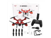 SJRC S30W WIFI FPV Double GPS Follow Me Mode with 720P HD Camera RC Quadcopter RTF - Red