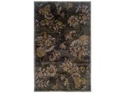 LR Resources Majestic LR9354 Brown 8 X 10 Area Rugs