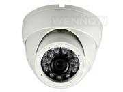 WennoW 3.6 mm Ultra Wide Angle Fisheye White Day Night 1000TVL Smart IR Waterproof Camera