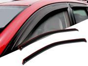 Window Visor Rain Guard Deflector In Channel 2 Pcs Set Fits Mazda B2500 B3000 B4000 1994 2010