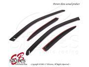 Smoke Tinted Window Visor Rain Guard Deflector Outside Mount 4 Pcs Set Fits Kia Spectra 2001-2004 Sedan Smoke Tinted Window Visor Rain Guard Deflector Outside Mount 4 Pcs Set Fits Kia Spectra 2001-2004 Sedan