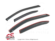 Light Tinted Window Visor Rain Guard Deflector Outside Mount 4 Pcs Set Fits Acura TSX 2009-2014 Light Tinted Window Visor Rain Guard Deflector Outside Mount 4 Pcs Set Fits Acura TSX 2009-2014