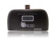 Juiced Systems Micro USB 4 in 1 Card Reader Adapter