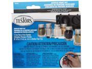 Testors 9013 Acrylic Set 6 Color Camo TRI