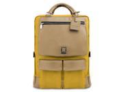 Lencca Alpaque Crossover Laptop Backpack for all devices up to 15.6 inches Mustard Yellow Cool Camel