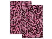 Pink Black Zebra VanGoddy Mary Portfolio Case for 11in MacBook Air