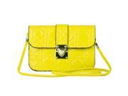 Yellow Quilt Design Universal Leather Bag
