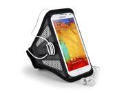 Gray Mesh Sport Gym Jogging Armband for Samsung Galaxy Note 3 III 2 SV LG G3