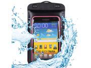 Waterproof Pouch Armband Case Dry Bag with Waterproof Earphones and AUX Input for LG G2 G3
