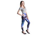 Womens Patterned Print Design Stretch Leggings Tights Pants
