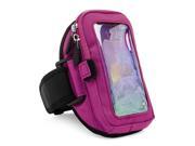 Workout Fitness Armband fits Medium to Large Arms w Zipper fits ZTE Maven Phone Devices