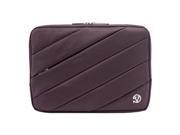 Jam Series Bubble Padded Stripped Sleeve fits 11 12 inch MacBook Laptop Tablet Purple