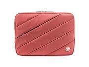 Pink Jam Series Bubble Padded Stripped Sleeve fits ASUS Chromebook 12 Inch