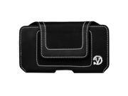 Nylon Velcro Series Executive Phone Pouch with Belt Clip fits Samsung Galaxy E7 E5 Grand Max A7 phones