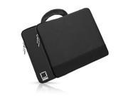 Divisio Laptop Carrying Sleeve Briefcase fits 13.3 inch Laptops Onyx Black