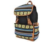 Cute Colorful Buckle Zip School Backpack w Laptop compartment Fits HP laptops up to 15.6 inches