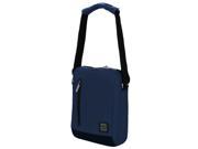 Adler Tablet Shoulder Case Bag w Built on Shoulder Strap fits 10.2 Tablets Navy Blue w Black Trim