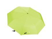 Show Flower Compact Easy Carrying UV Ray Protection Windproof Umbrella 38 inch Green