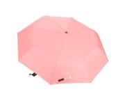 Show Flower Compact Easy Carrying UV Ray Protection Windproof Umbrella 38 inch Pink