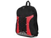 Canvas Lightweight Multi purpose Gym Fitness Workout Athletic Backpack Red