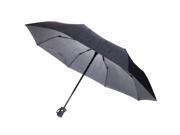Raindrop Design 8 Frame Water Wind UV Resistant Automatic One Person Umbrella Adult Sized Grey