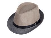 Aerusi Unisex Beige Fusion Straw Hat One Size Fits Most
