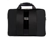 Melissa Executive Class Hand Bag w Adjustable Shoulder Strap fits up to 15.6 Inch Obsidian Black