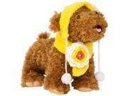 Autumn Winter Doggie Hat and Scarf Combo Yellow Large