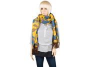 Men or Woman’s Camouflage Long Scarf Wrap [Adult Sized 75 inch length] Unisex Design