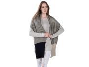 Woman’s Warm Woolen Weave Sleeve Edge Scarf Wrap Series [Adult Sized 71 inch length]