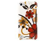 Exclusive 2 piece Cover Shield Protector for iPod Touch 5 Autumn Flowers