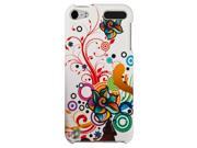2 piece Cover Protector for iPod Touch 5 [Perfect Fit] Floral Design