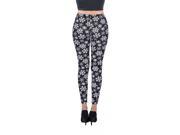 Young Lady Woman s Winter Fashion Snowflake Leggings [One Size Fits Most]