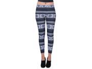 Young Lady Woman s Winter Fashion Four Points Leggings [One Size Fits Most] Grey