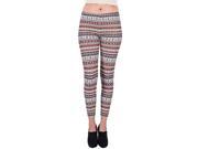 Young Lady Woman s Winter Fashion Northern Leggings [One Size Fits Most] Cocoa