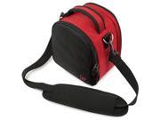 VANGODDY Laurel Travel Camera Protector Case Shoulder Bag Compatible with Nikon L830 Red