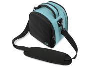VANGODDY Laurel Travel Camera Protector Case Shoulder Bag Compatible with Panasonic LUMIX DMC FZ70 Sky Blue