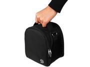VANGODDY Laurel Travel Camera Protector Case Shoulder Bag Black Compatible with Canon DSLR EOS Rebel T6s EF S