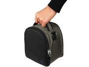 VANGODDY Laurel Travel Camera Protector Case Shoulder Bag Gray Compatible with Canon DSLR EOS Rebel T6s EF S
